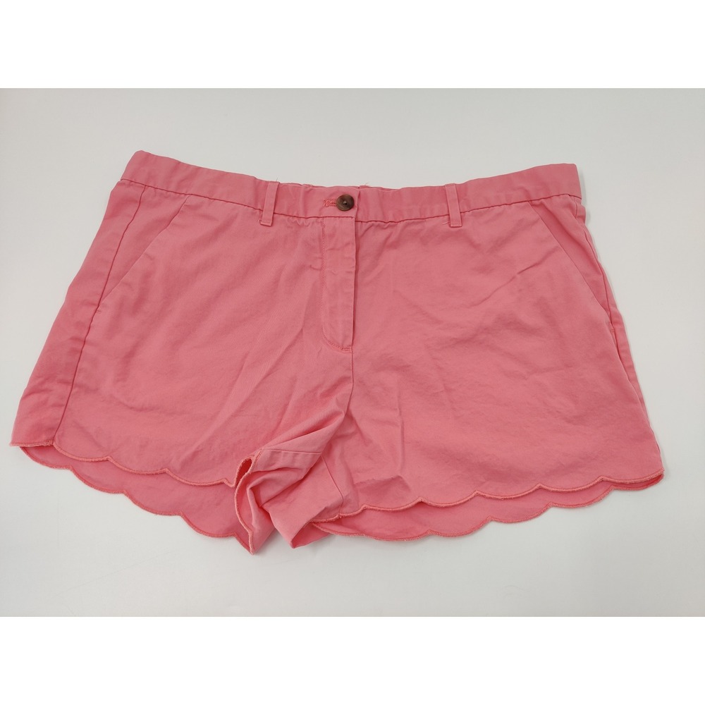 Gap Pink Scalloped Hem Shorts Women Size 14R Casual‎ Everyday